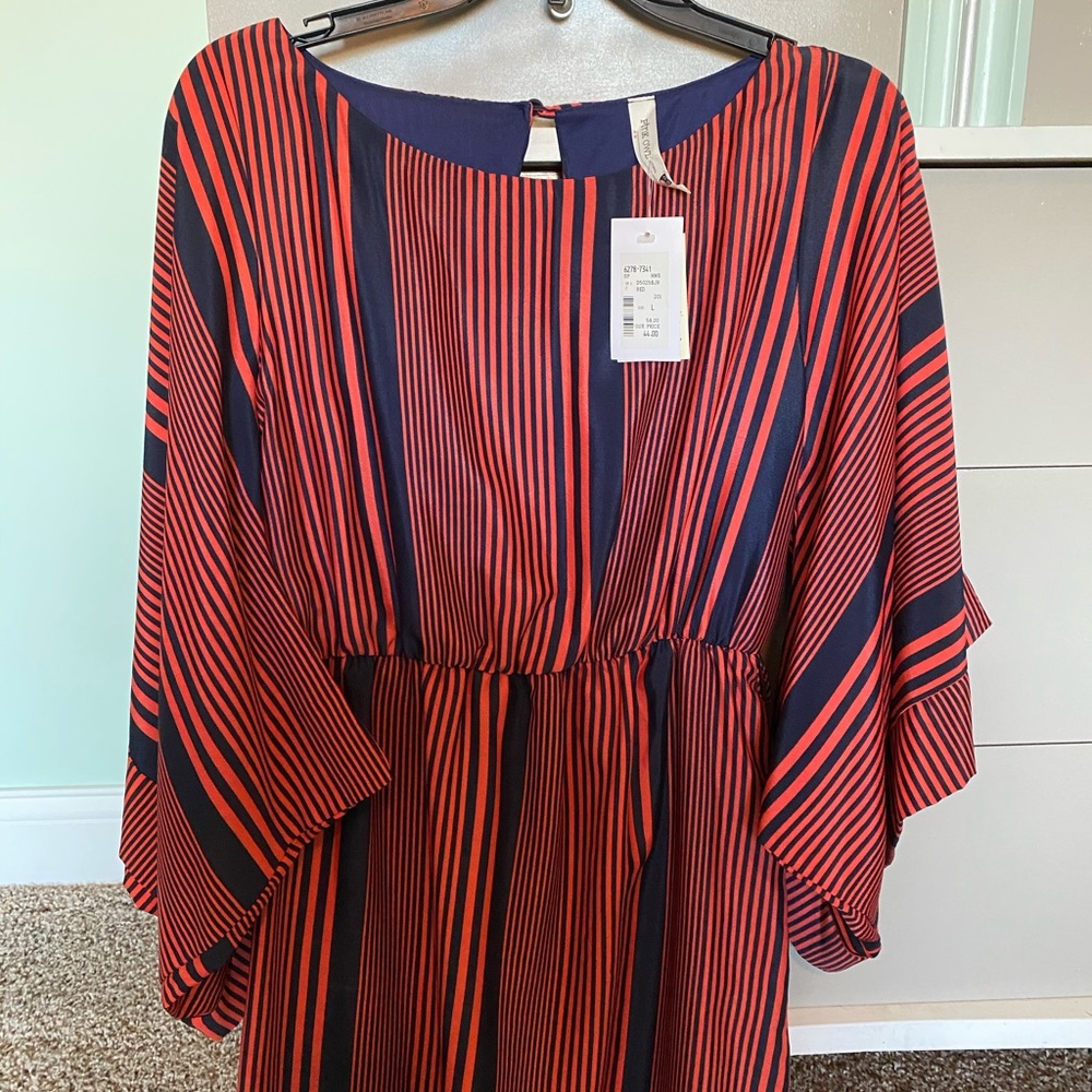 Pink Owl kimono dress